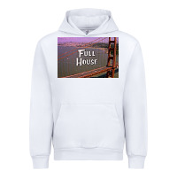 White f u l l h o u s e Urban Hoodie - linhVisuals