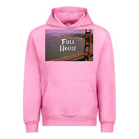 Fuchsia Pink f u l l h o u s e Urban Hoodie - linhVisuals