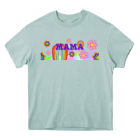 Arona boho retro floral mama Heavy Core Tee - TumblerDesignByShophia
