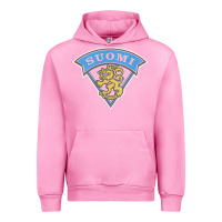 Fuchsia Pink faded style suomi finland lion design Urban Hoodie - linhVisuals