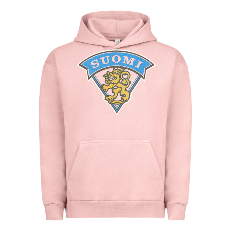 Faded Style Suomi Finland Lion Design Urban Hoodie by linhVisuals | Teevron