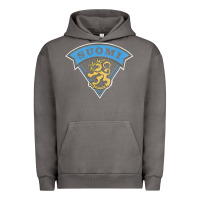 Pigment Tornado faded style suomi finland lion design Urban Hoodie - linhVisuals