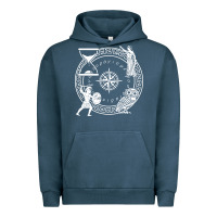 Pigment Midnight Navy the four stoic virtues   stoicism Urban Hoodie - linhVisuals