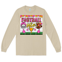 Mushroom football sister tumbler Long Sleeve Tee - BundleAndBundleShop