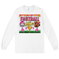 White football sister tumbler Long Sleeve Tee - BundleAndBundleShop