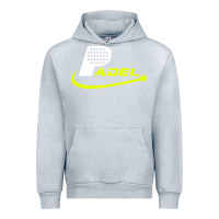 Heather Grey padel Urban Hoodie - linhVisuals