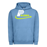 Pigment Pebble Blue padel Urban Hoodie - linhVisuals