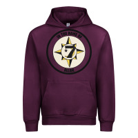 Mauve Wine five percent nation of islam vintage look design Urban Hoodie - linhVisuals