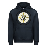Navy five percent nation of islam vintage look design Urban Hoodie - linhVisuals