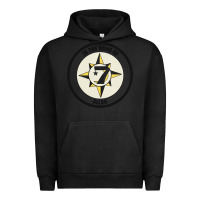 Pigment Black five percent nation of islam vintage look design Urban Hoodie - linhVisuals