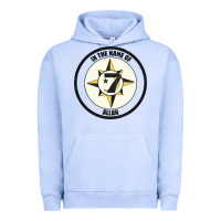 Pigment Grape Ice five percent nation of islam vintage look design Urban Hoodie - linhVisuals