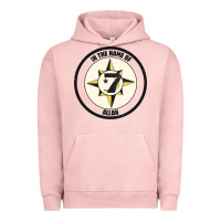Pigment Salmon five percent nation of islam vintage look design Urban Hoodie - linhVisuals