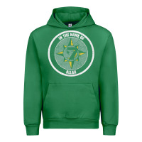 Emerald five percent nation of islam vintage look design Urban Hoodie - linhVisuals