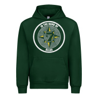 Forest Green five percent nation of islam vintage look design Urban Hoodie - linhVisuals