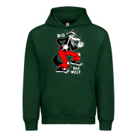 Forest Green big bad wolf Urban Hoodie - linhVisuals
