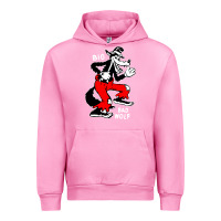 Fuchsia Pink big bad wolf Urban Hoodie - linhVisuals