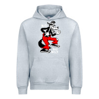 Heather Grey big bad wolf Urban Hoodie - linhVisuals