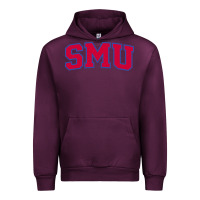 Mauve Wine The SMU Athletics wordmark Urban Hoodie - linhVisuals