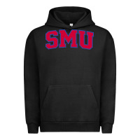 Pigment Black The SMU Athletics wordmark Urban Hoodie - linhVisuals