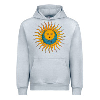 Heather Grey king crimson Urban Hoodie - linhVisuals