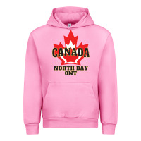 Fuchsia Pink north bay ontario on a cool Urban Hoodie - linhVisuals