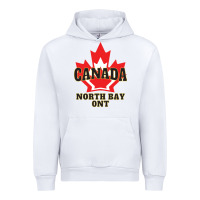 White north bay ontario on a cool Urban Hoodie - linhVisuals