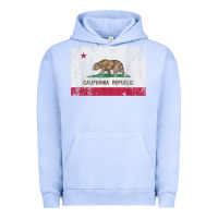 Pigment Grape Ice california flag womens mens heavy distressed vintage gift t shirt Urban Hoodie - linhVisuals