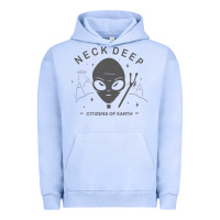 Pigment Grape Ice neck deep clässic Urban Hoodie - linhVisuals