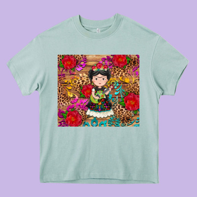 Mexican Girl Heavy Core Tee Designed By Ranaportraitstore