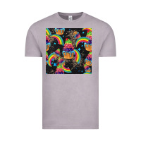 Vintage Zinc pride cupcake seamless pattern Vintage Tee - FaDigitalArtStudio