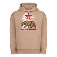Pigment Burro california republic communist kalifornia t shirt Urban Hoodie - linhVisuals