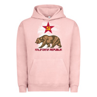 Pigment Salmon california republic communist kalifornia t shirt Urban Hoodie - linhVisuals