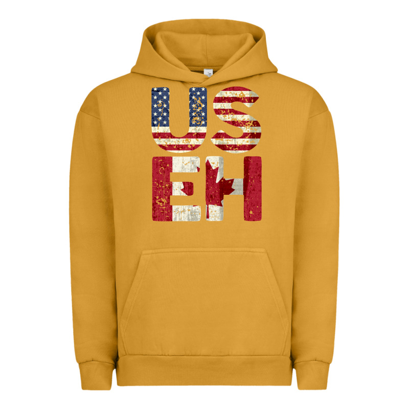 Canada Us Eh American Canadian Flag Vintage America Colors Patriotic G Urban Hoodie by linhVisuals | Teevron