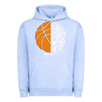 Christian Basketball I Can Do All Things Through Christ Philippians 41 Urban Hoodie | Teevron