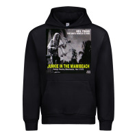 Black Neil Young Urban Hoodie - linhVisuals