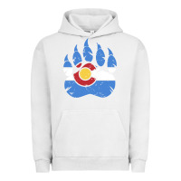 Pigment Lunar Rock colorado state flag bear paw print pocket place Urban Hoodie - linhVisuals