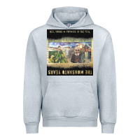 Heather Grey Neil Young Urban Hoodie - linhVisuals
