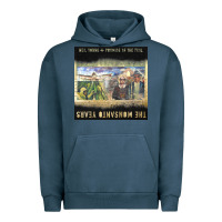 Pigment Midnight Navy Neil Young Urban Hoodie - linhVisuals