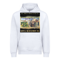 White Neil Young Urban Hoodie - linhVisuals
