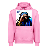 Fuchsia Pink buju banton reggae Urban Hoodie - linhVisuals