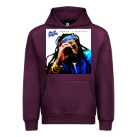 Mauve Wine buju banton reggae Urban Hoodie - linhVisuals