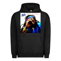 Pigment Black buju banton reggae Urban Hoodie - linhVisuals
