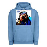Pigment Pebble Blue buju banton reggae Urban Hoodie - linhVisuals