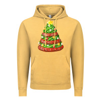 Vintage Mustard green chocolate christmas cookie cake Vintage Hoodie - FaDigitalArtStudio