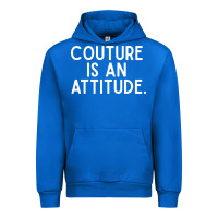 Cobalt couture is an attitude fashion quote Urban Hoodie - linhVisuals