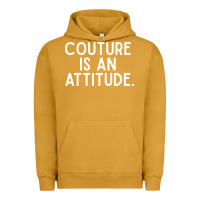 Pigment Peanut Butter couture is an attitude fashion quote Urban Hoodie - linhVisuals
