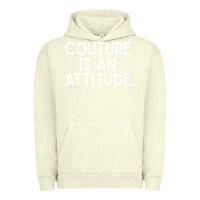 Pigment Pistachio couture is an attitude fashion quote Urban Hoodie - linhVisuals