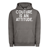 Pigment Tornado couture is an attitude fashion quote Urban Hoodie - linhVisuals