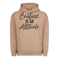 Pigment Burro couture is an attitude inspirational fashion quote cute lettering text Urban Hoodie - linhVisuals