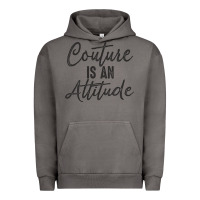 Pigment Tornado couture is an attitude inspirational fashion quote cute lettering text Urban Hoodie - linhVisuals